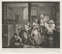 KG 15023
          <br/>
          The Rake's Progress (V)
          <br/>
          <em>Hogarth, William (1697 - 1764)</em>